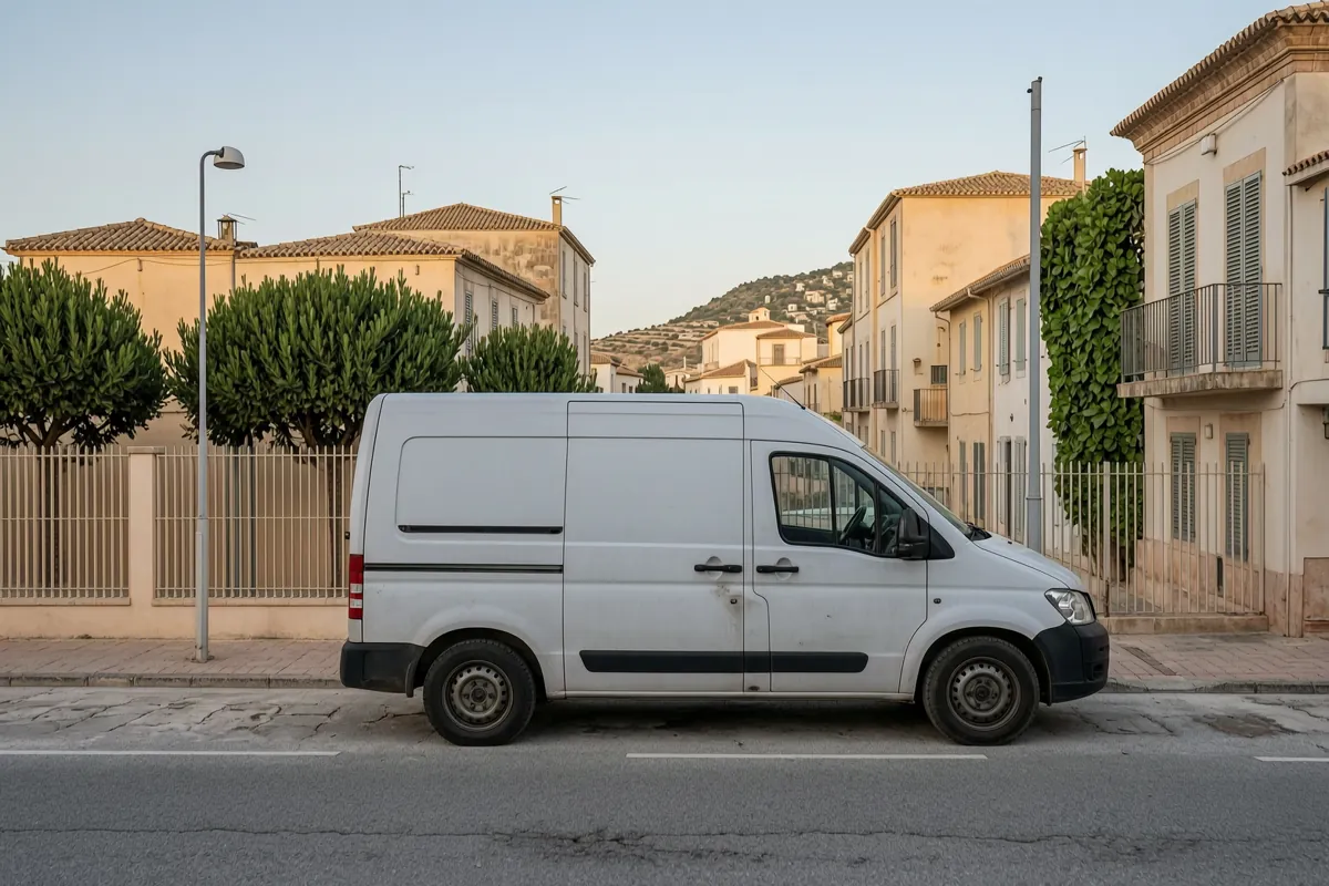 Vehículo de trabajo en Vinaròs
